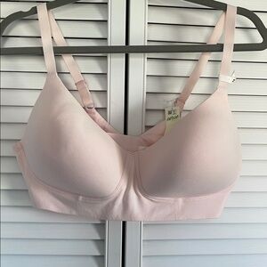 Aerie Blush Pink T-Shirt Bra with Seamless Cups